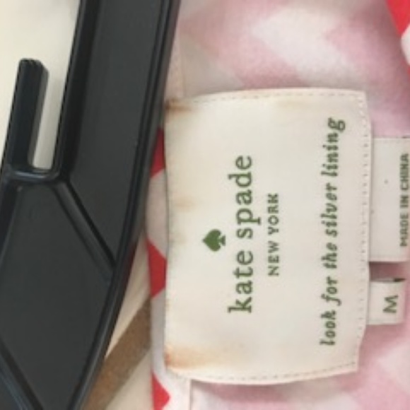 Kate Spade sleeveless dress, orange/red striped - Picture 3 of 3